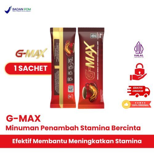 

Kopi G-MAX 1 Sachet Original 100% Kopi Penambah Stamina Pria Dewasa Tanpa Efek Samping Aman Sudah BPOM & Halal