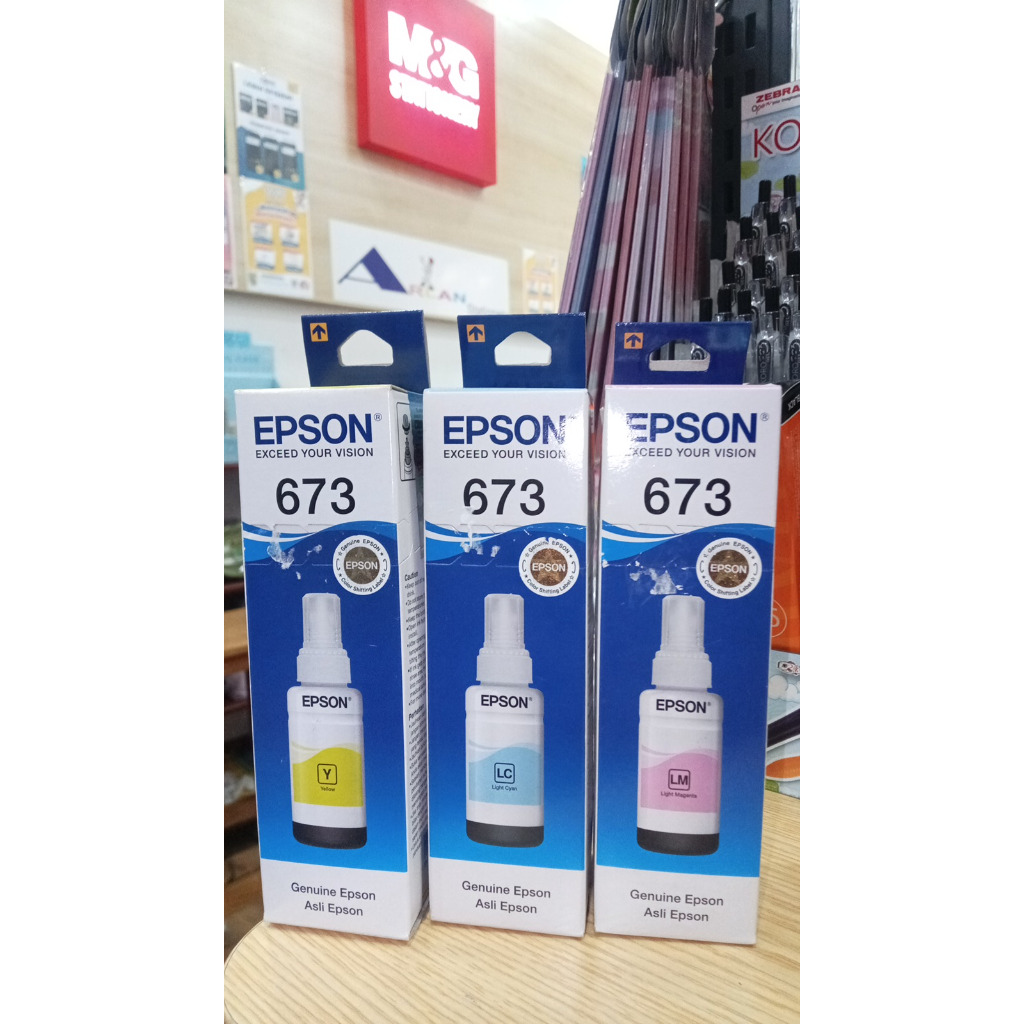 Tinta Epson 673 Kemasan Baru For Printer L800 L805 L805 L850 L1800