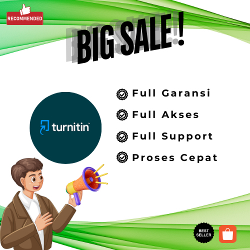 Turnitin Instruktur Ai Premium 1 Tahun Bergaransi - Menurunkan Persentase Plagiat/Plagiasi No Reposi