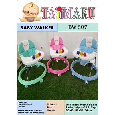 Baby walker / apollo bayi / alat bantu jalan bayi / tajimaku
