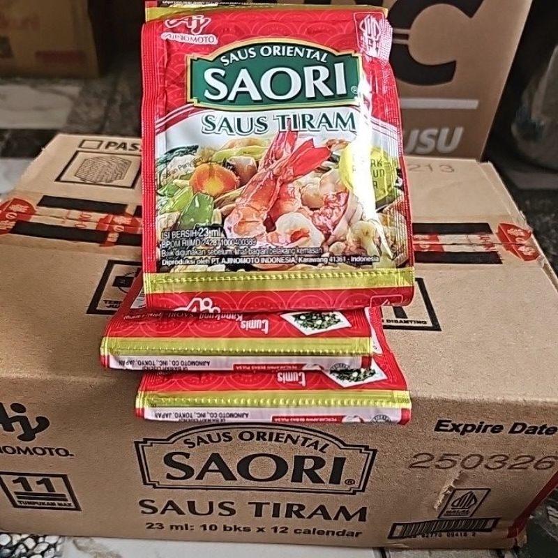 

Saori saos Tiram 1rcg isi 10bks