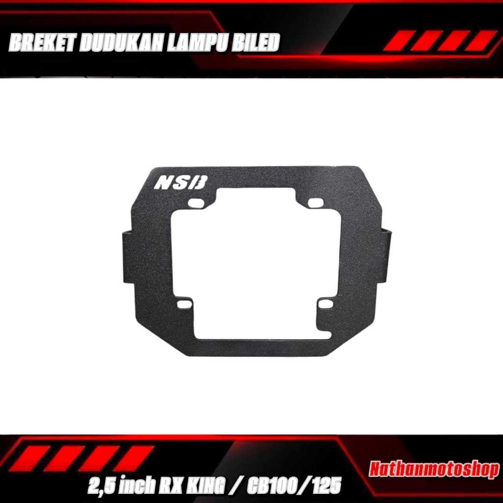 BREKET BILED BRACKET LAMPU BILED 2,5 INCH PNP CB 100 CB 125 RXK