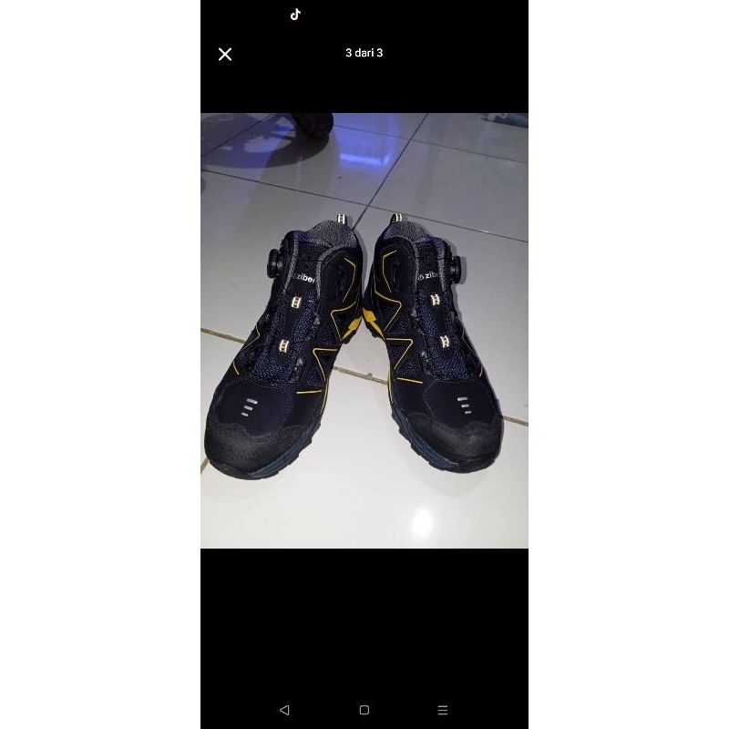 Sepatu Safety Sport Ziben. (Baru tanpa Box)