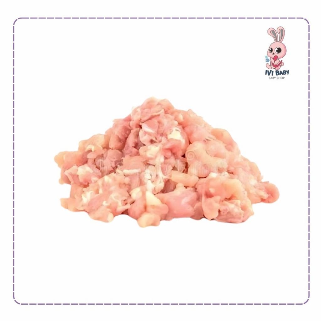 

Minced Chicken 100 Gr | Ayam Giling Frozen Untuk Mpasi | Ayam Negeri (Silahkan menambahkan product icegel jika dirasa perlu)