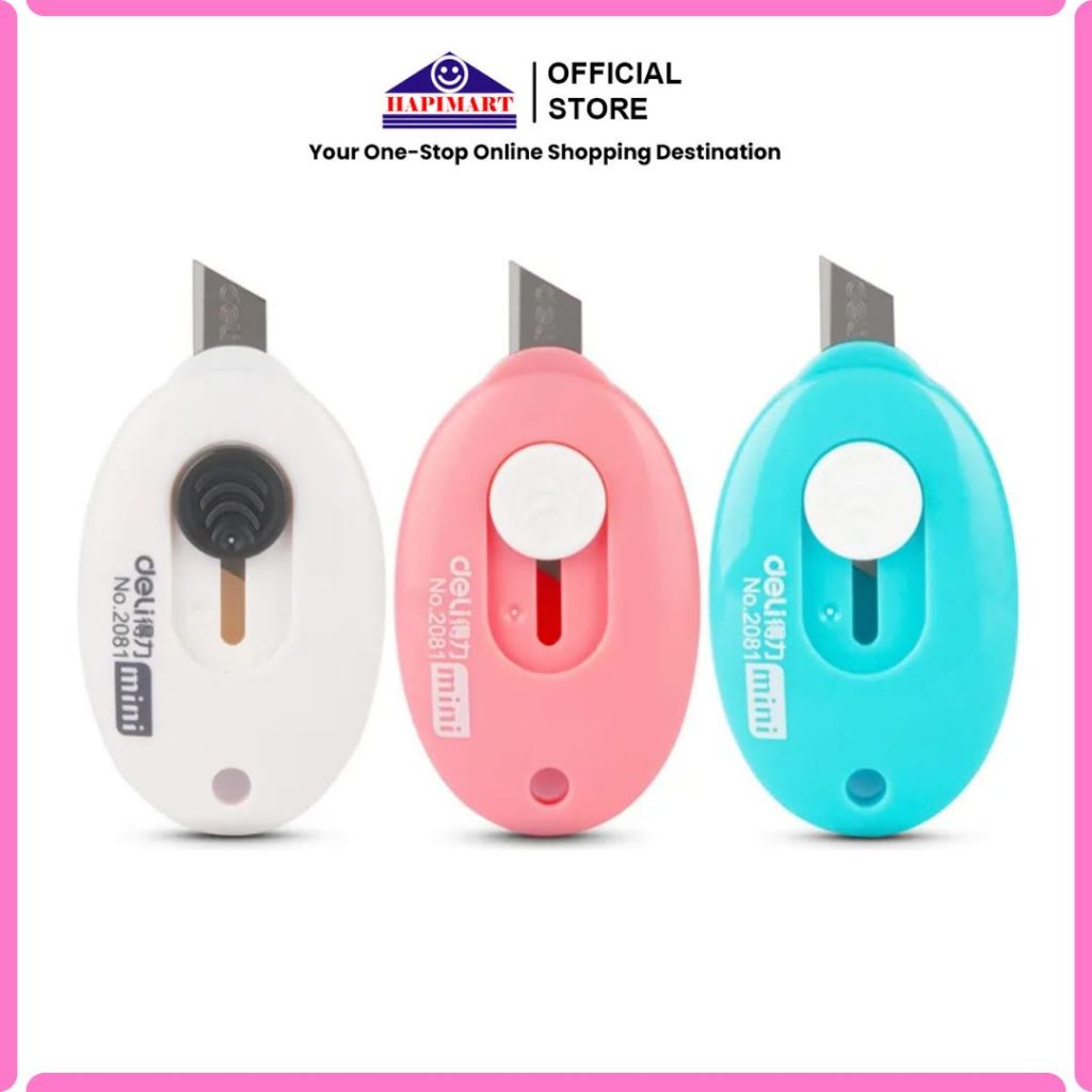 

Mini Cutter /Cutter Portable, and Cute Small Knife/Mini Cutter Traveling Pemotong Kertas Gantungan Kunci Portable Multifungsi/Pisau Pembuka Paket