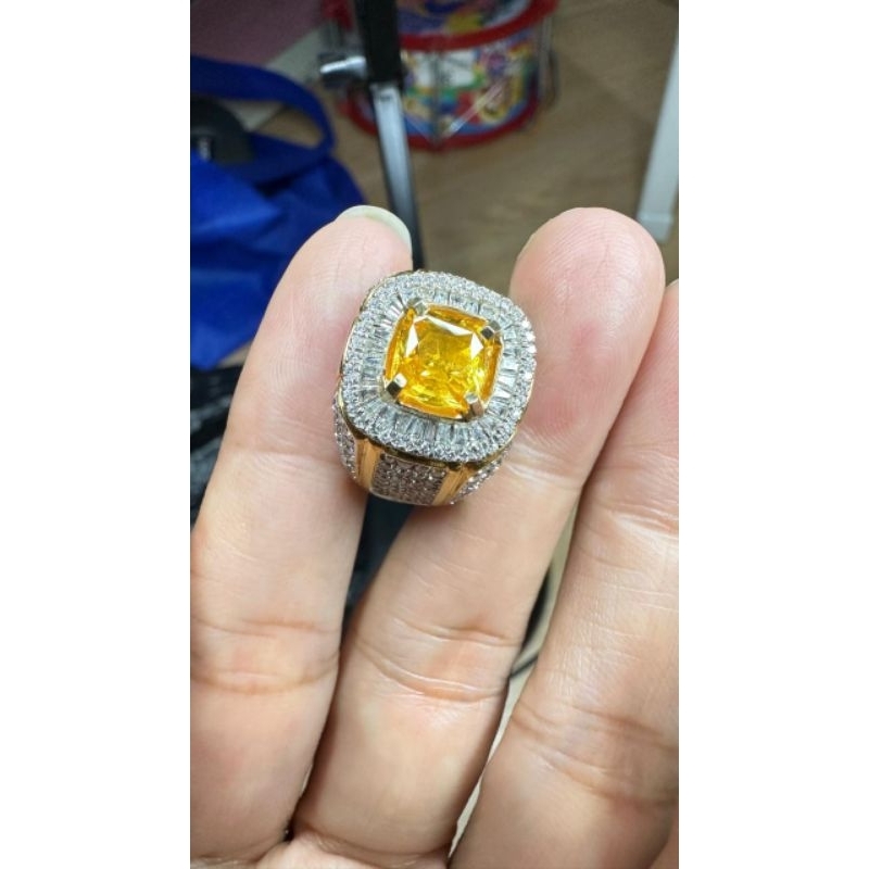 natural yellow sapphire srilanka top kualitas