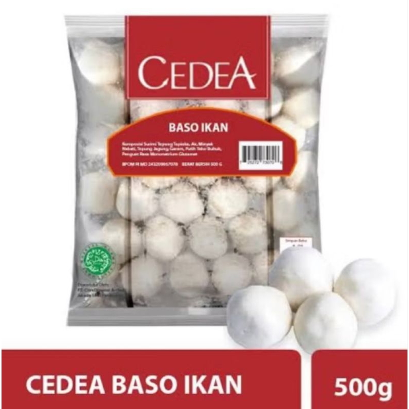 

Cedea Baso Ikan 500gr | Ikan Olahan | frozen food