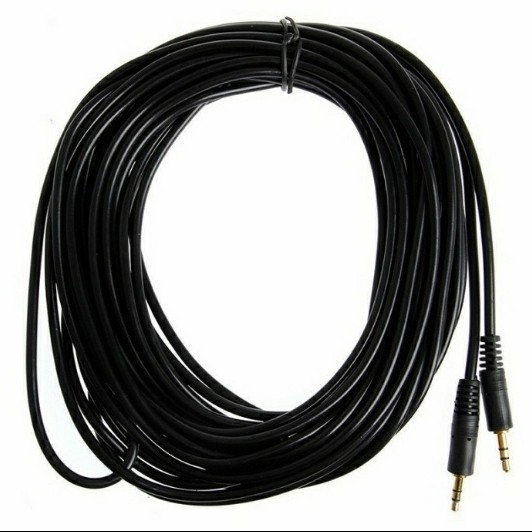 KABEL AUDIO JACK 3.5 PANJANG 10M GOLD PLATED / KABEL AUX 10 METER