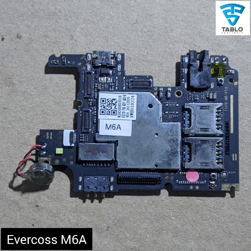 Mesin Evercoss M6A kaleng utuh normal garansi