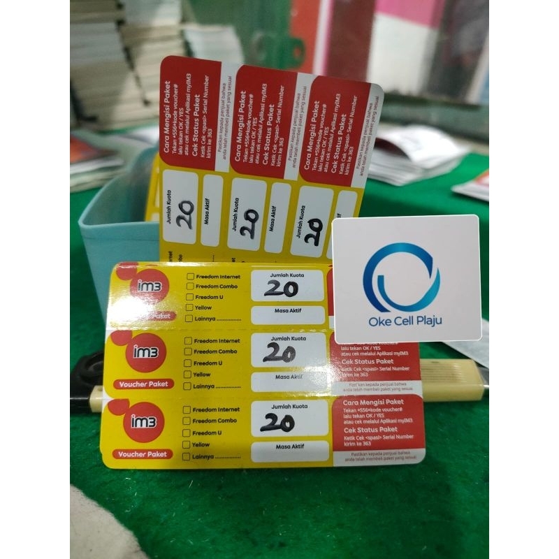 voucher Indosat 20gb 28hari (32gb)