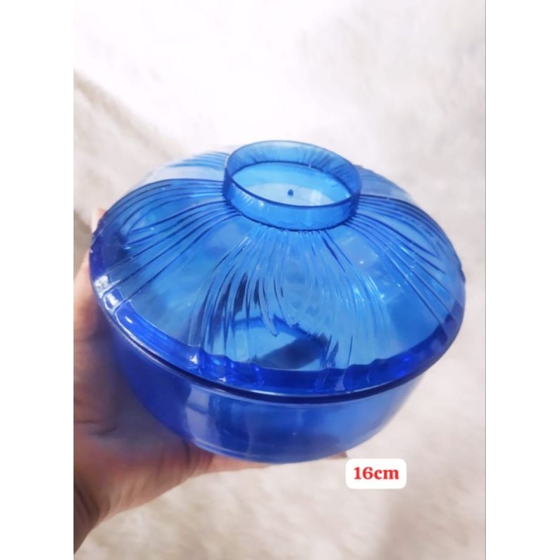 Mangkok mika + tutup ukuran 16 cm