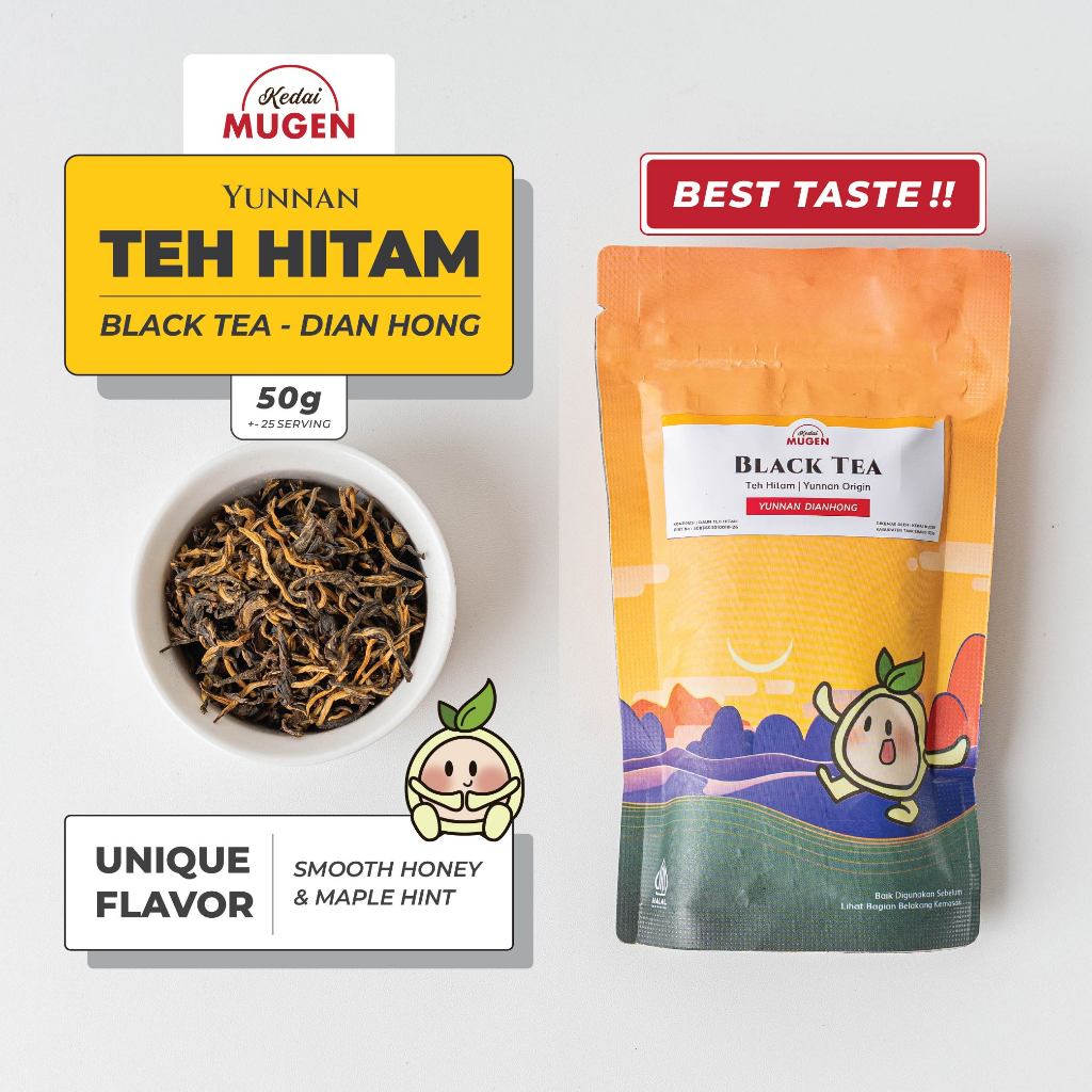 

Kedai Mugen | Teh Hitam Spesial Yunnan / Chinese Dian Hong Black Tea 50g