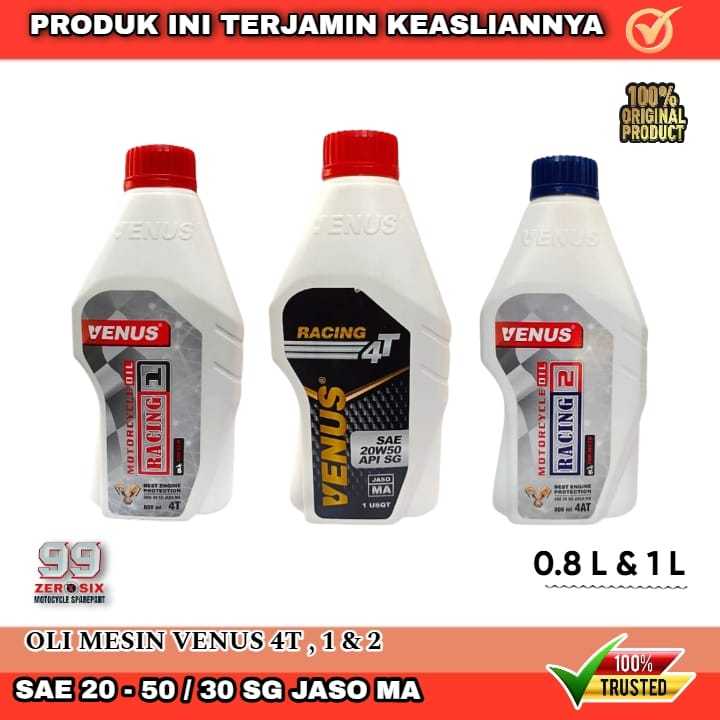 Oli Venus Racing 1 - 2 & Venus Racing 4T - Original 100% ASLI