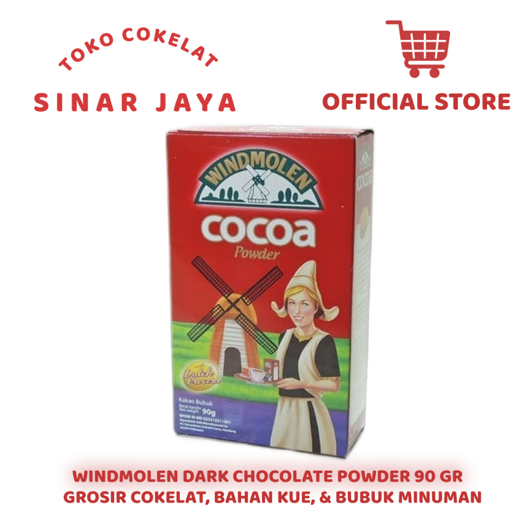

Windmolen Cocoa Powder 90Gr - Bubuk Coklat Windmolen 90 Gr