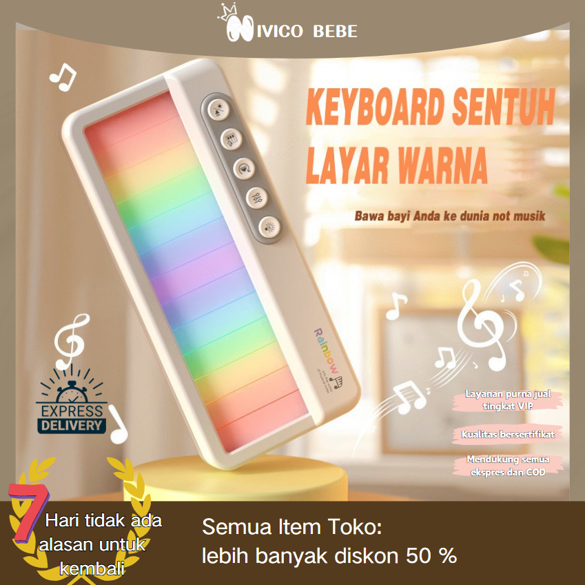 Mainan Anak Keyboard Piano Alat Musik Mainan Anak Mainan Musik Bayi Alat Musik