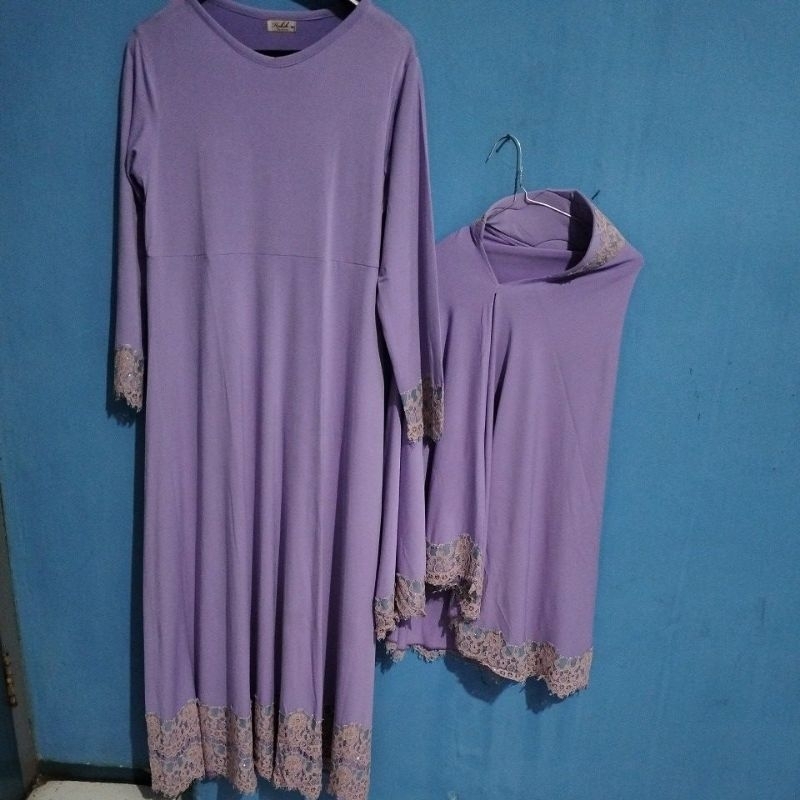 preloved set gamis syar'i