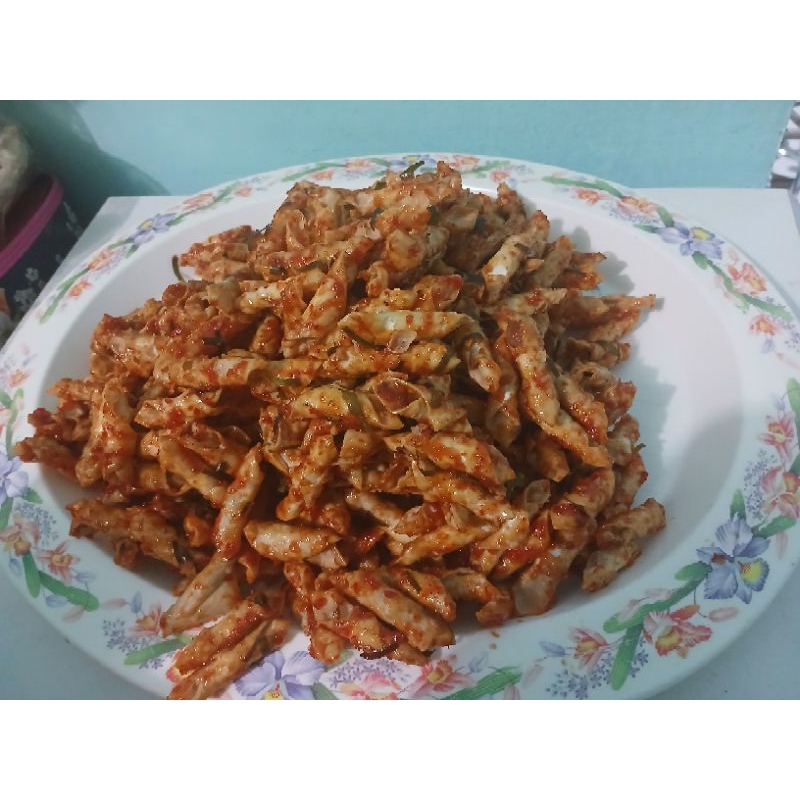 

Kacang sembunyi/ kacang umpet pedes manis daun jeruk 50gr