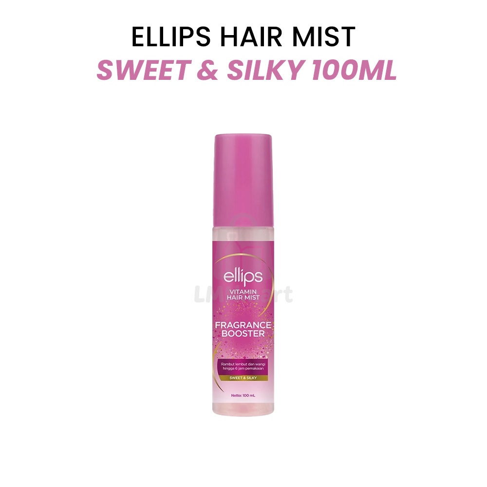 ELLIPS Hair Mist Sweet & Silky 100ml – Hair Vitamin Spray Melembutkan & Melembabkan Rambut