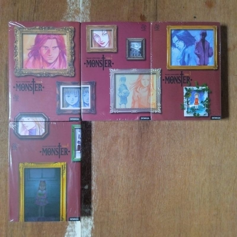 Komik Monster 1, 2, 3, 4 set