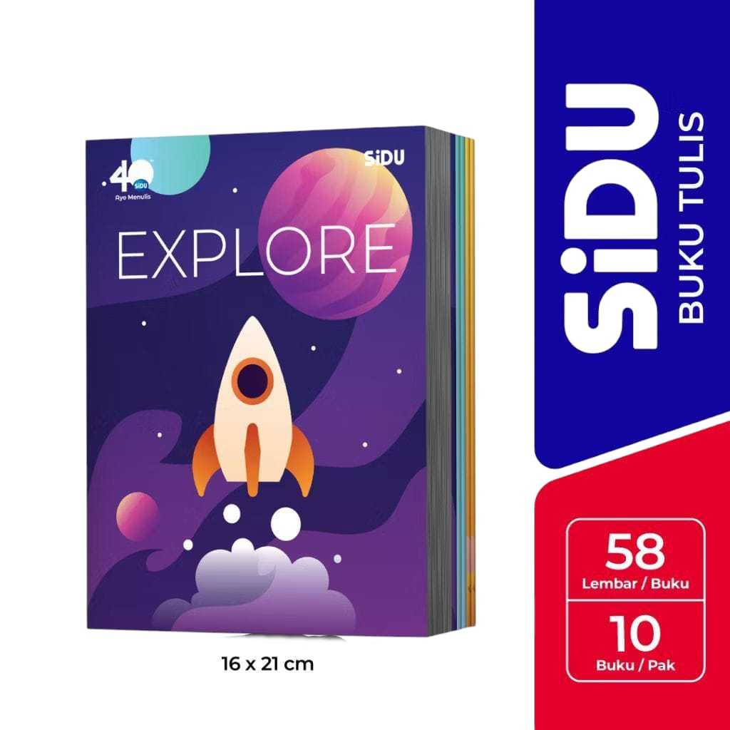 

Buku Tulis SIDU 58 Lembar (1 Pack)
