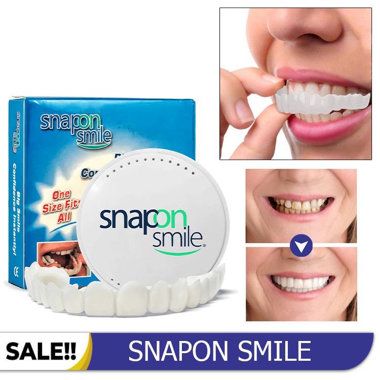 ORIGINAL SEPASANG GIGI PALSU ATAS BAWAH LEPAS PASANG