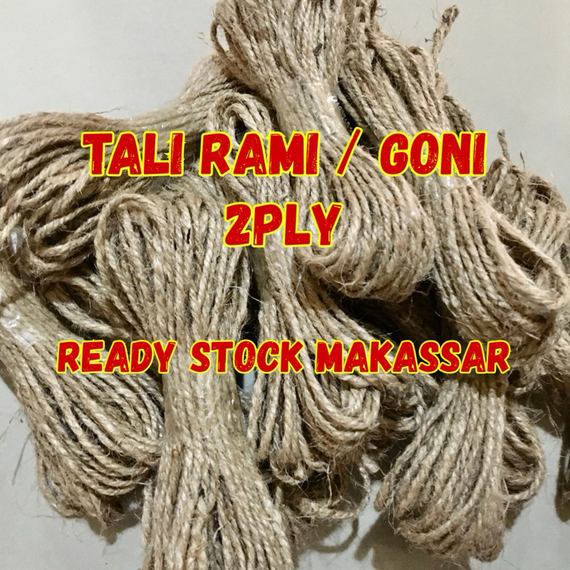

tali rami/goni roll 2PLY murah - tali rami goni penjepit polaroid