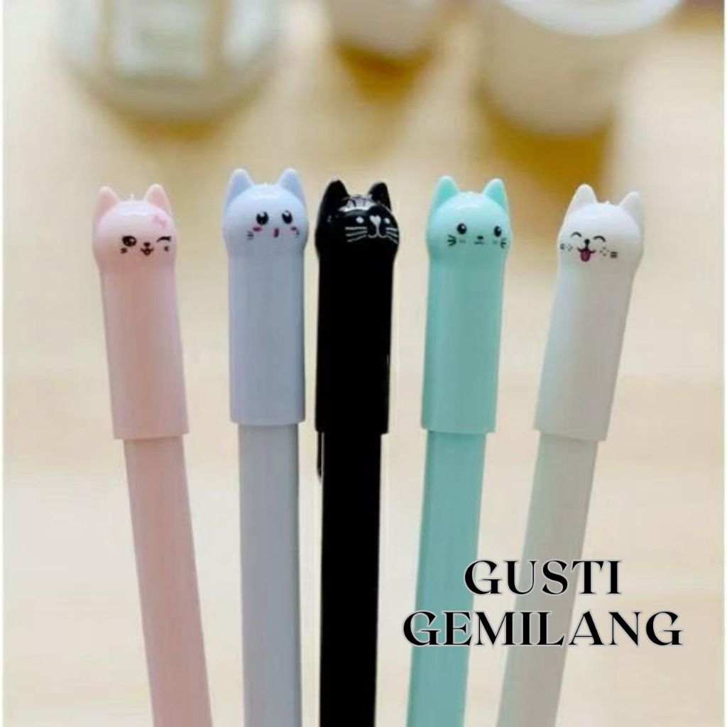 

12bh Pulpen Gel Karakter Kartun Cute