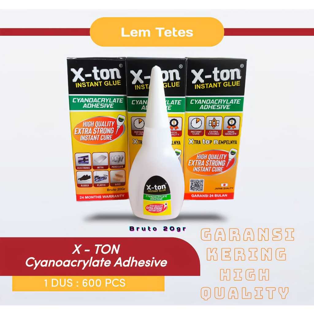 

Lem X-TONE Cyanoacrylate Adhesive 20gr