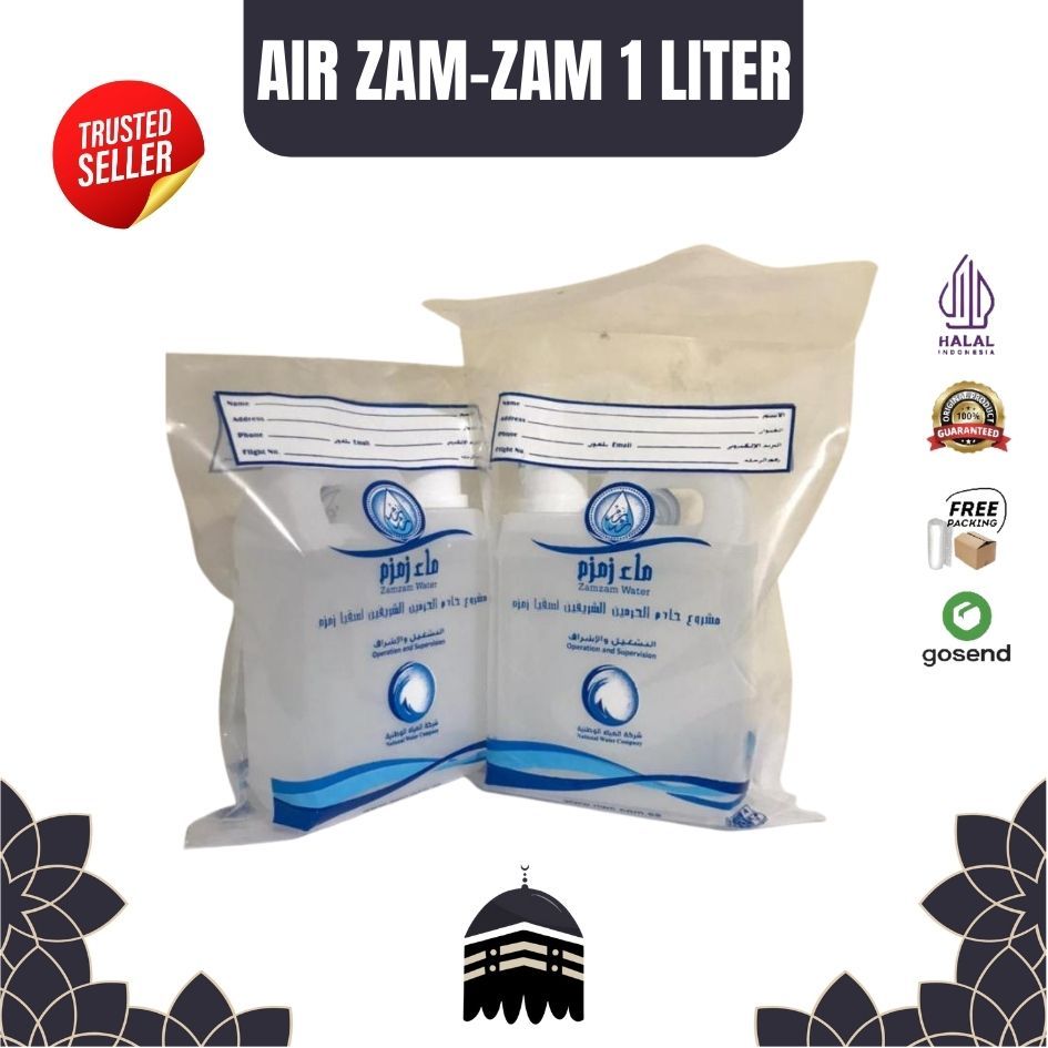 

AIR ZAMZAM 1 LITER KEMASAN JERIGEN BIRU OLEH OLEH HAJI DAN UMROH PREMIUM EKONOMIS