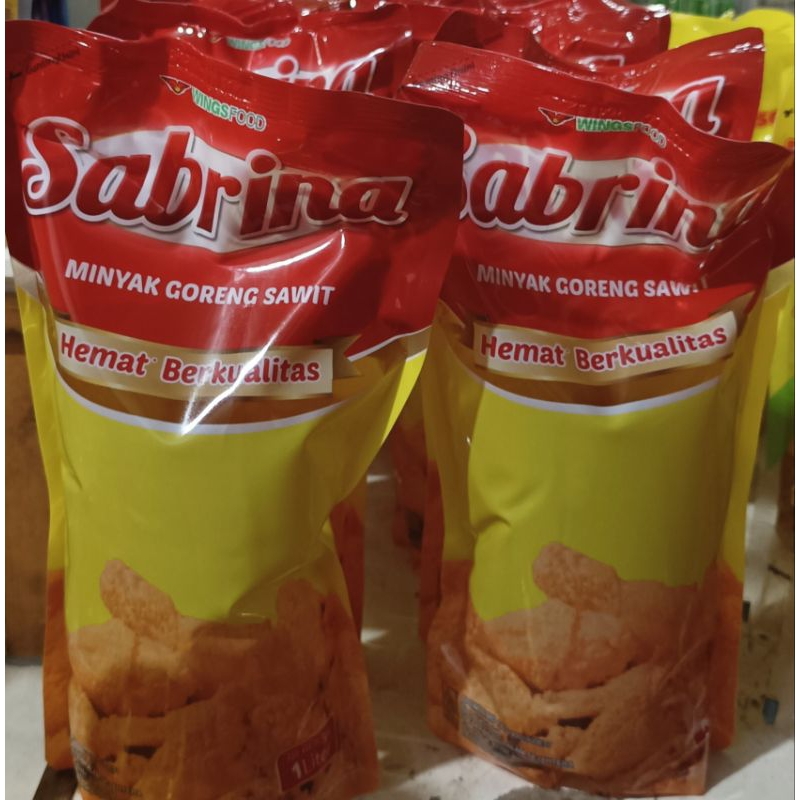 

MINYAK GORENG SABRINA 1 LITER DARI WINGSWOD