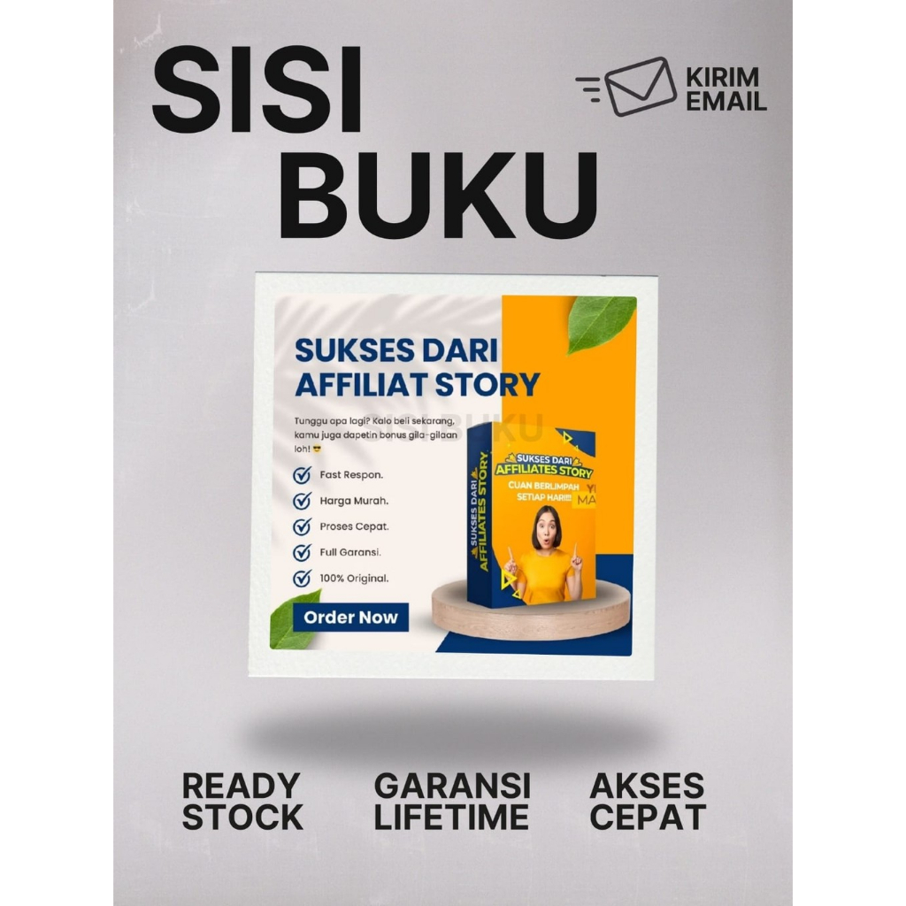 

[T-110] Sukses Dari Affiliates Story - Cuan Berlimpah Setiap Hari - Rahasia Affiliate Shopee Sukses