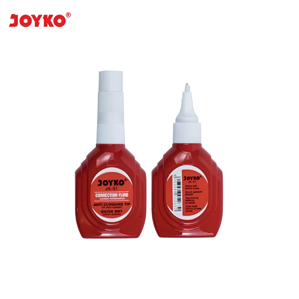 

Stipo Tip-ex Correction Pen / Fluid Joyko JK-01 (1pcs) - Cairan Koreksi Penghapus Tipe X Cair Joyko