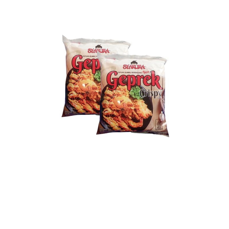 

tepung serbaguna geprek, syakura geprek