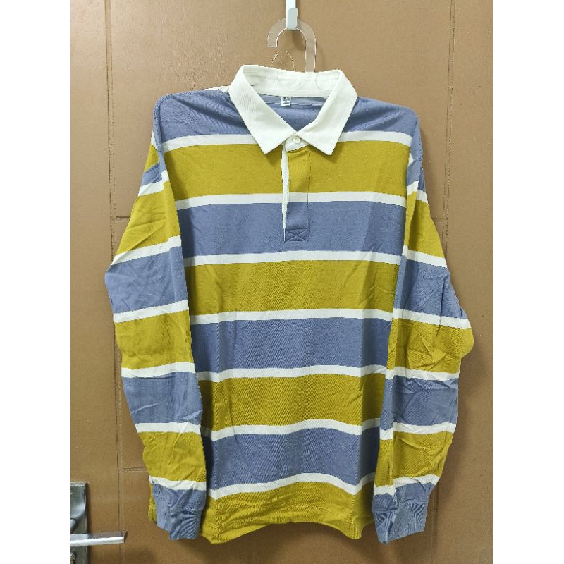 Polo Shirt Uniqlo Rugger Long Sleeves Original XL