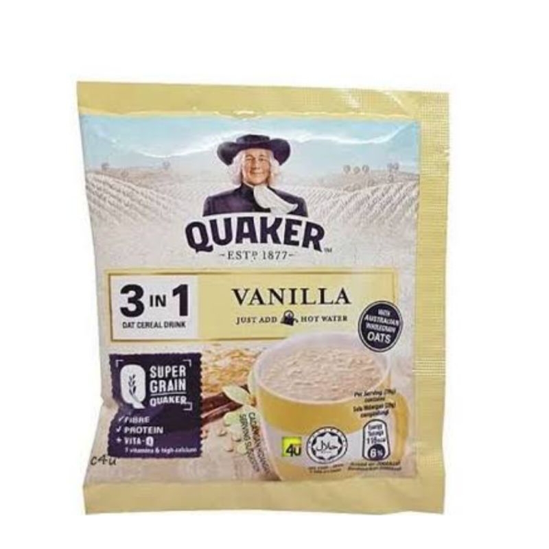 Quaker 10 sachet rasa vanila 3 in 1