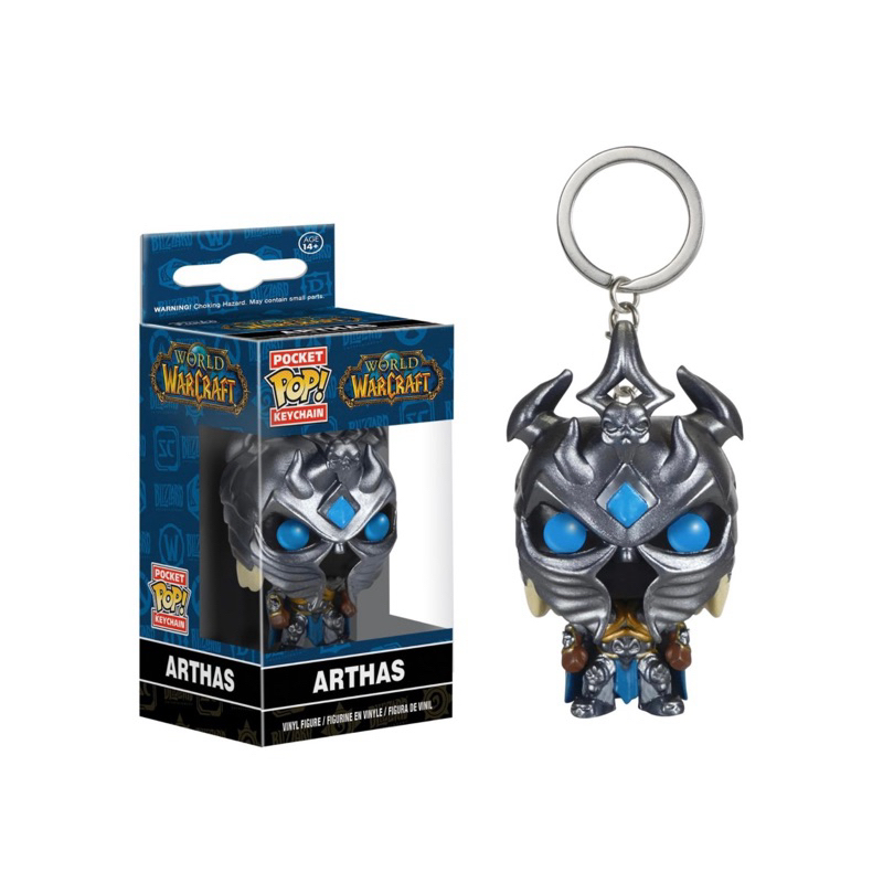 MYCOLLECTIONSID FUNKO POCKET POP KEYCHAIN GANTUNGAN KUNCI WORLD OF WARCRAFT ARTHAS