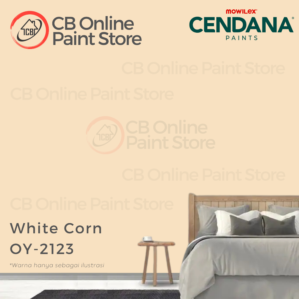 CAT TEMBOK MOWILEX CENDANA - WHITE CORN OY-2123