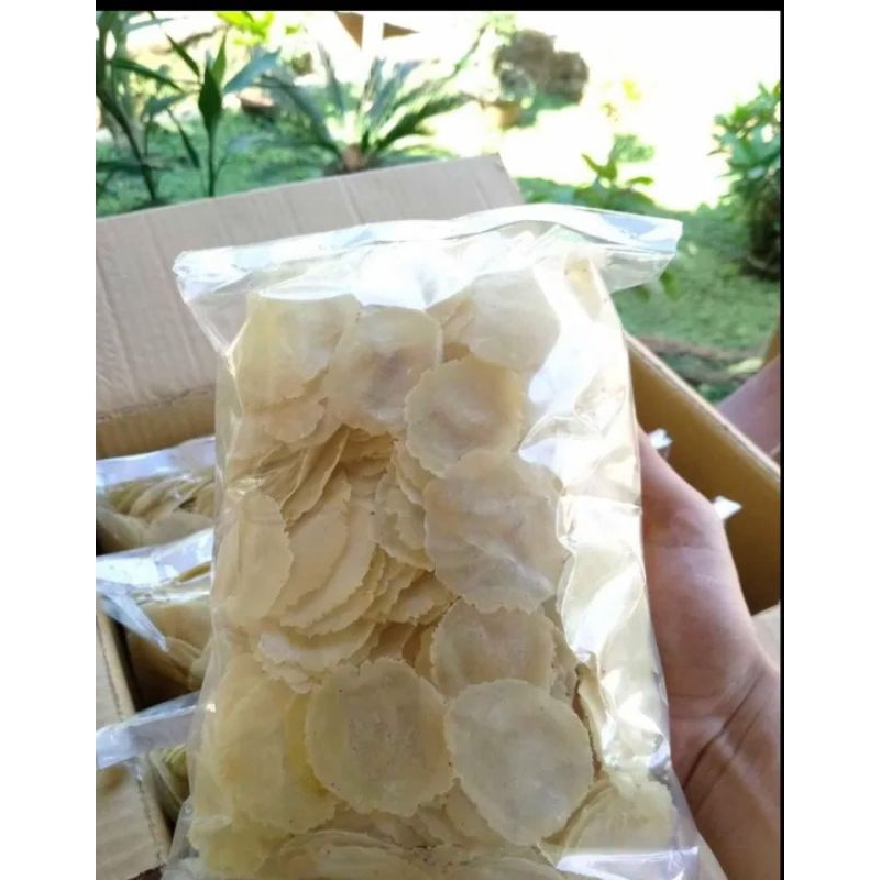 

Kripik Melinjo kering Mentah