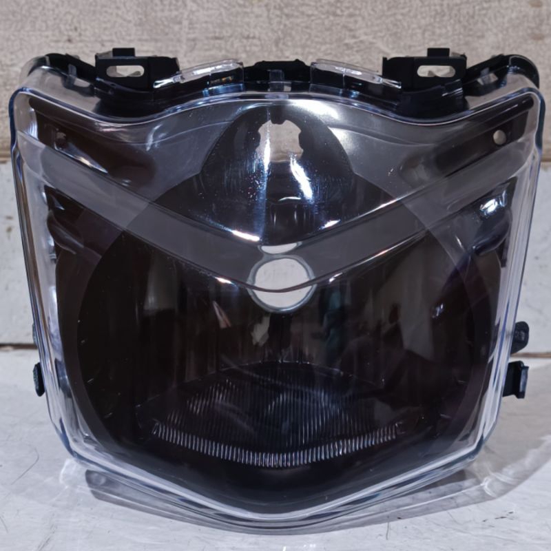 Reflektor Plus Mika Lampu Depan Honda Beat Karbu 2008 - 2012 Custom Bahan Custom Daymaker Biled