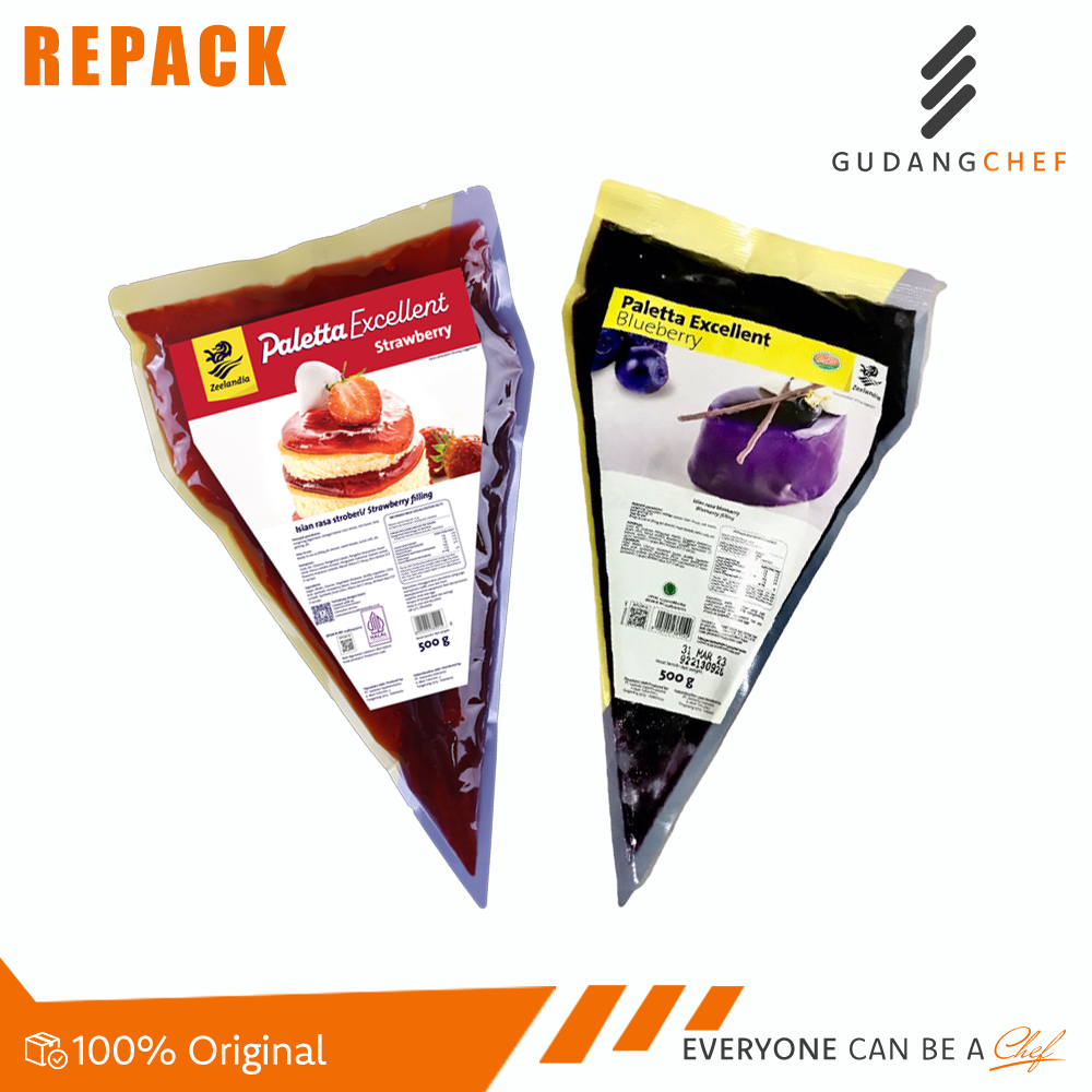 

Zeelandia Paletta Excellent Strawberry & Blueberry Repack - Selai Buah Premium
