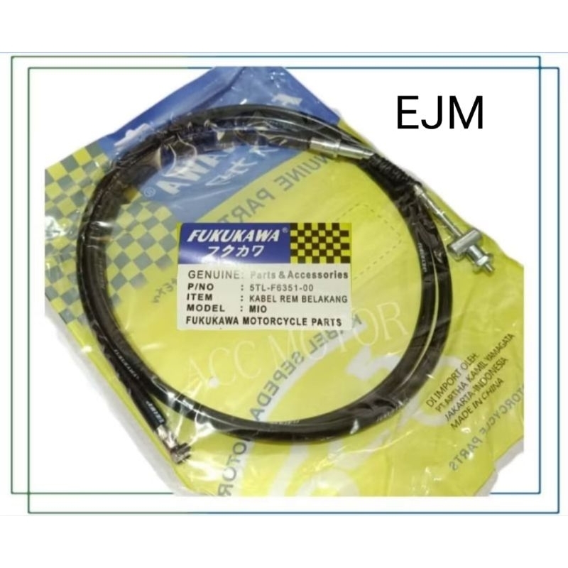 KABEL REM BELAKANG MIO SPORTY MIO SOUL MIO-J MIO SOUL GT  M3 125 fukukawa