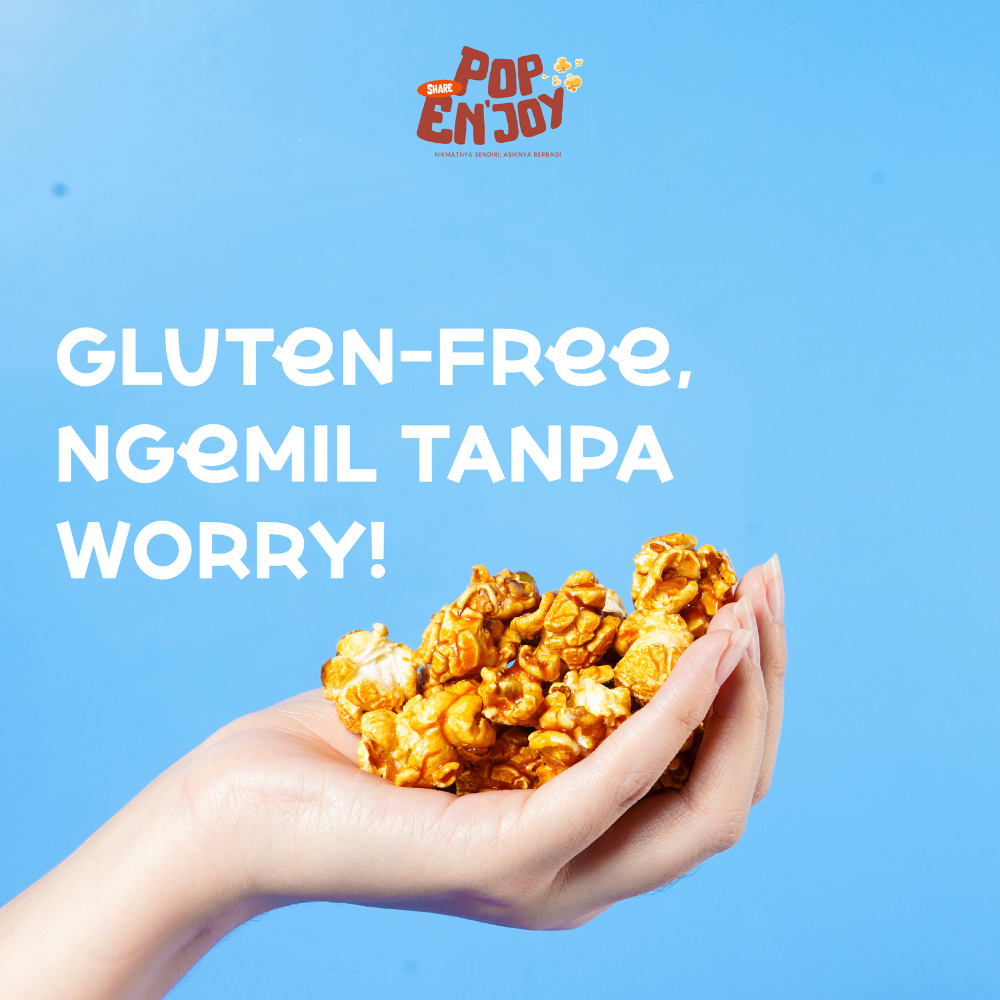 

QH [PUAS] ALL VARIAN POPCORN 3 RASA - PopENjoy / 3 Rasa Camilan Crispy Popkorn Jagung Sehat Premium