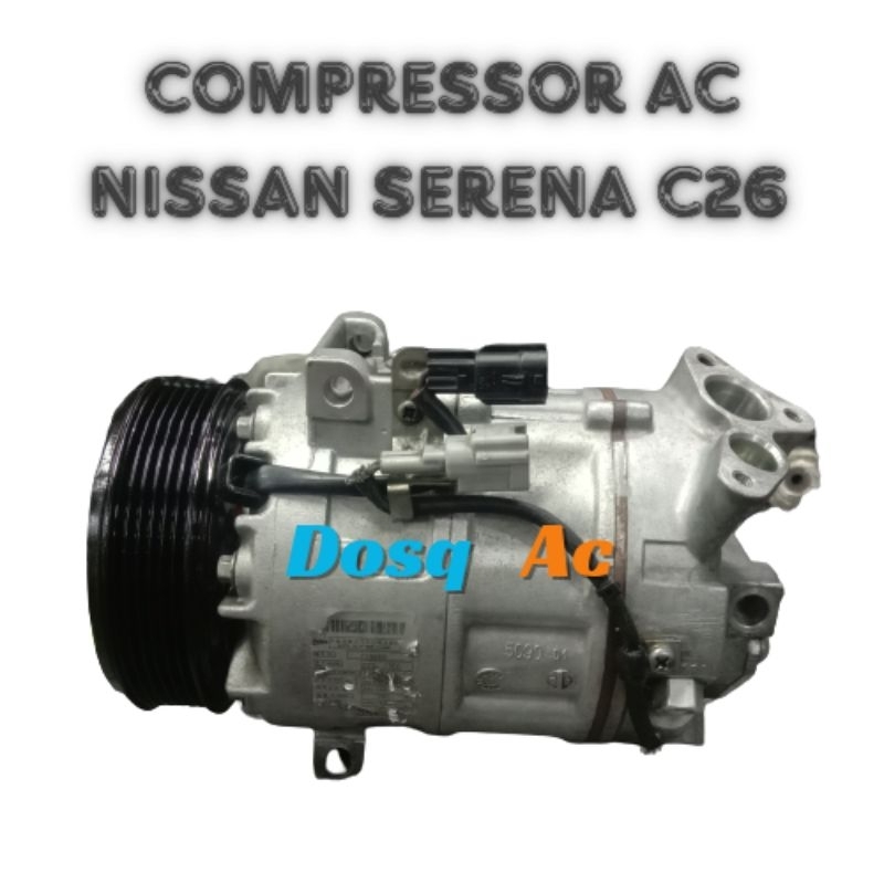 compressor kompresor AC mobil nissan Serena C26 original valeo