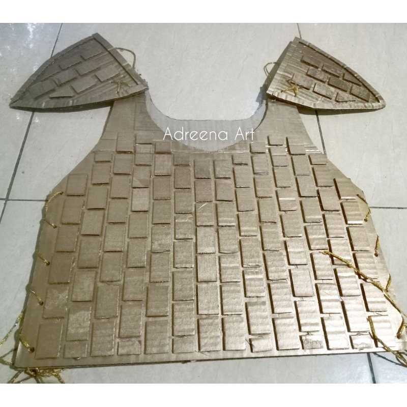 

Kostum Atasan Daur Ulang Kardus mix botol plastik