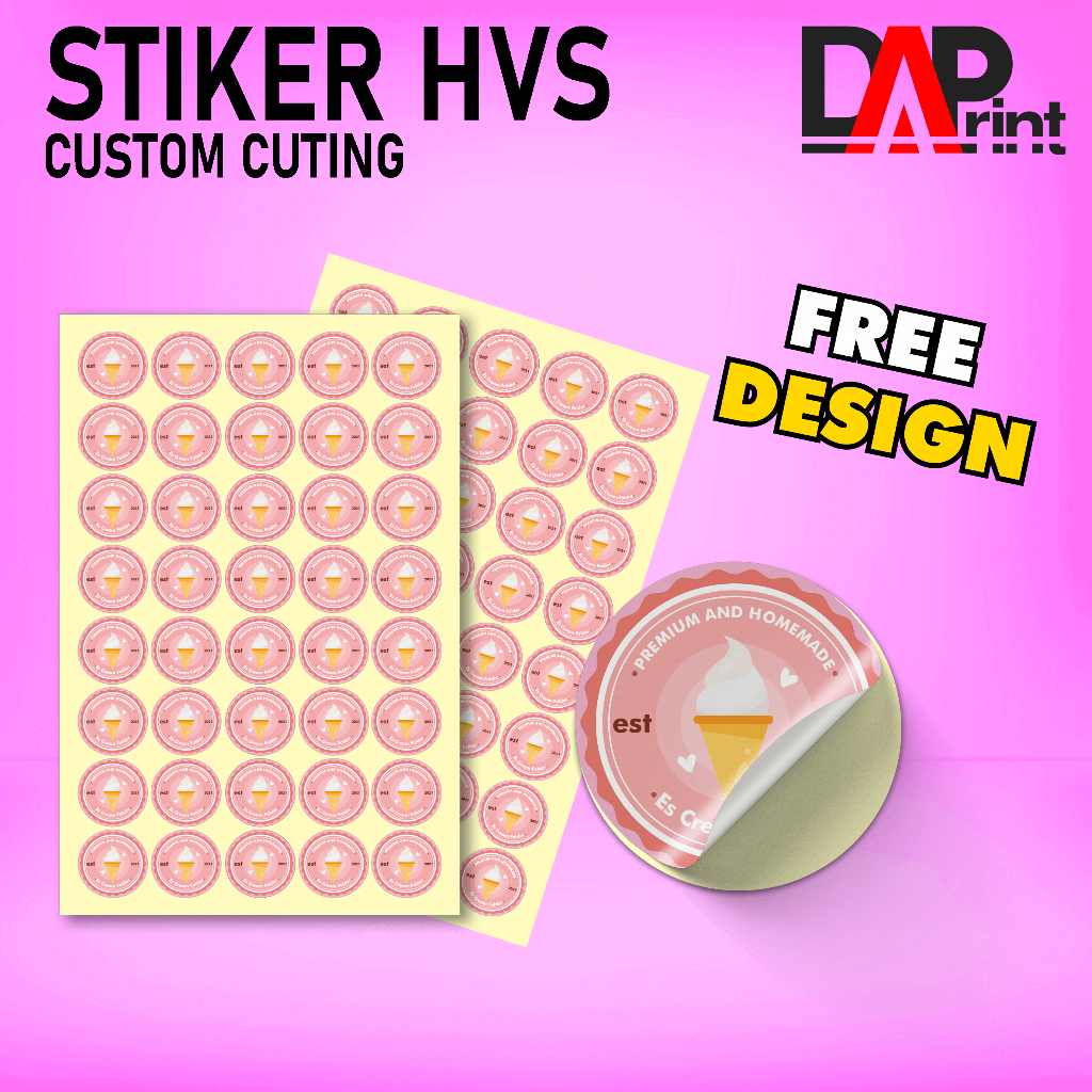 

Cetak Stiker HVS Label Kemasan