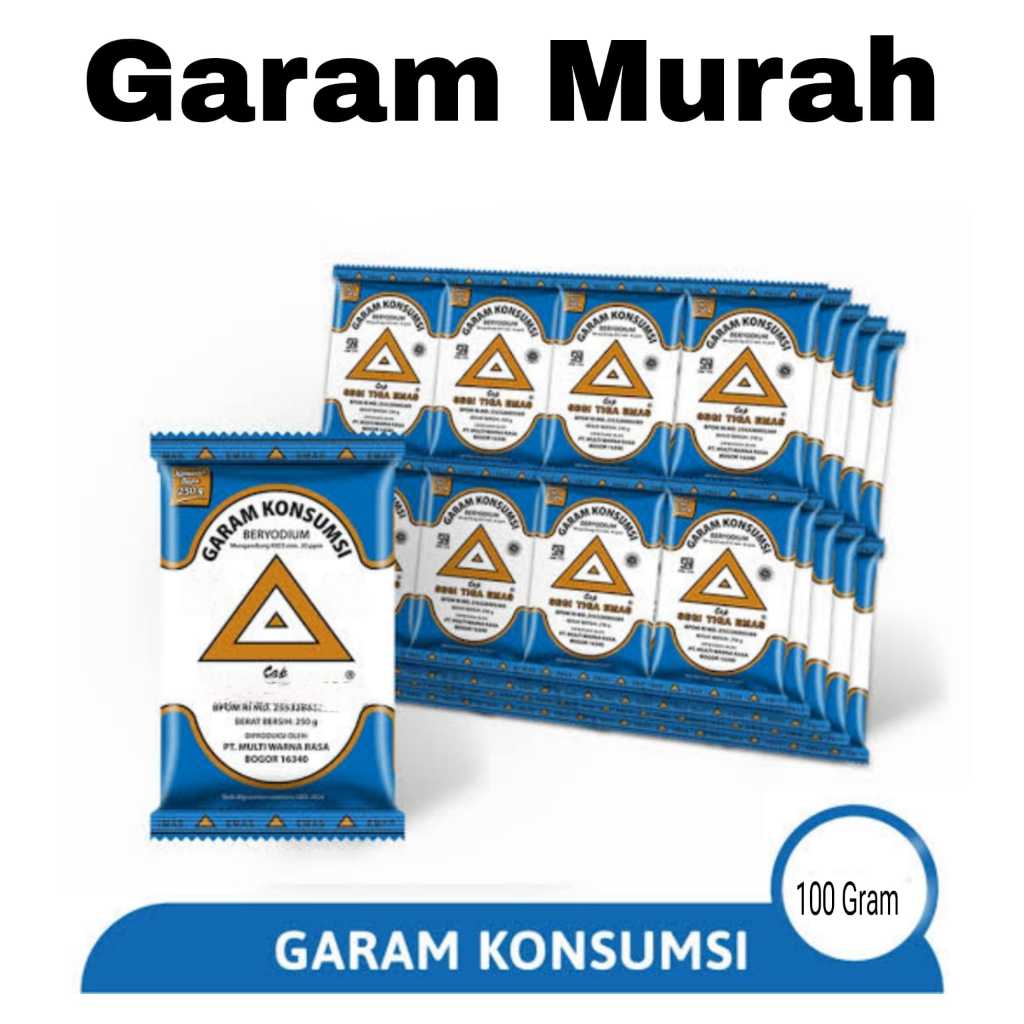 

Garam Masak/Garam Dapur/Garam Halus Beryodium 100gram