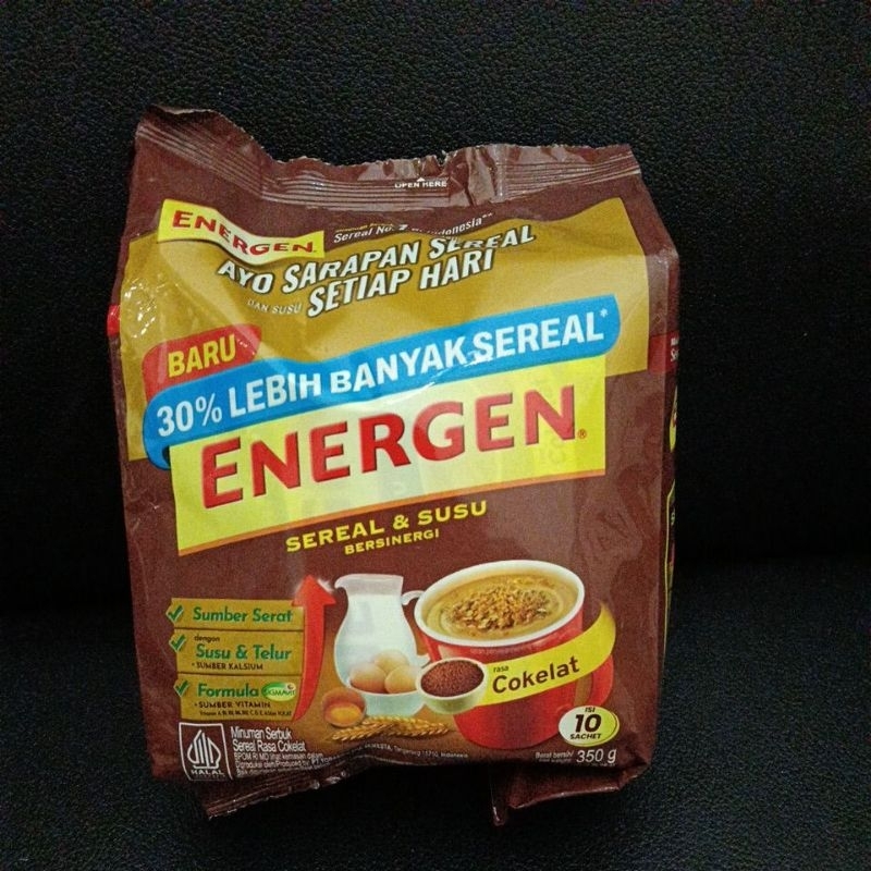 

Energen Sereal & Susu Rasa coklat (1Bag@10Bks)350Gram