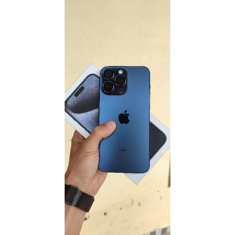 IPhone 15 Pro max 512GB Resmi iBox Fullset Second