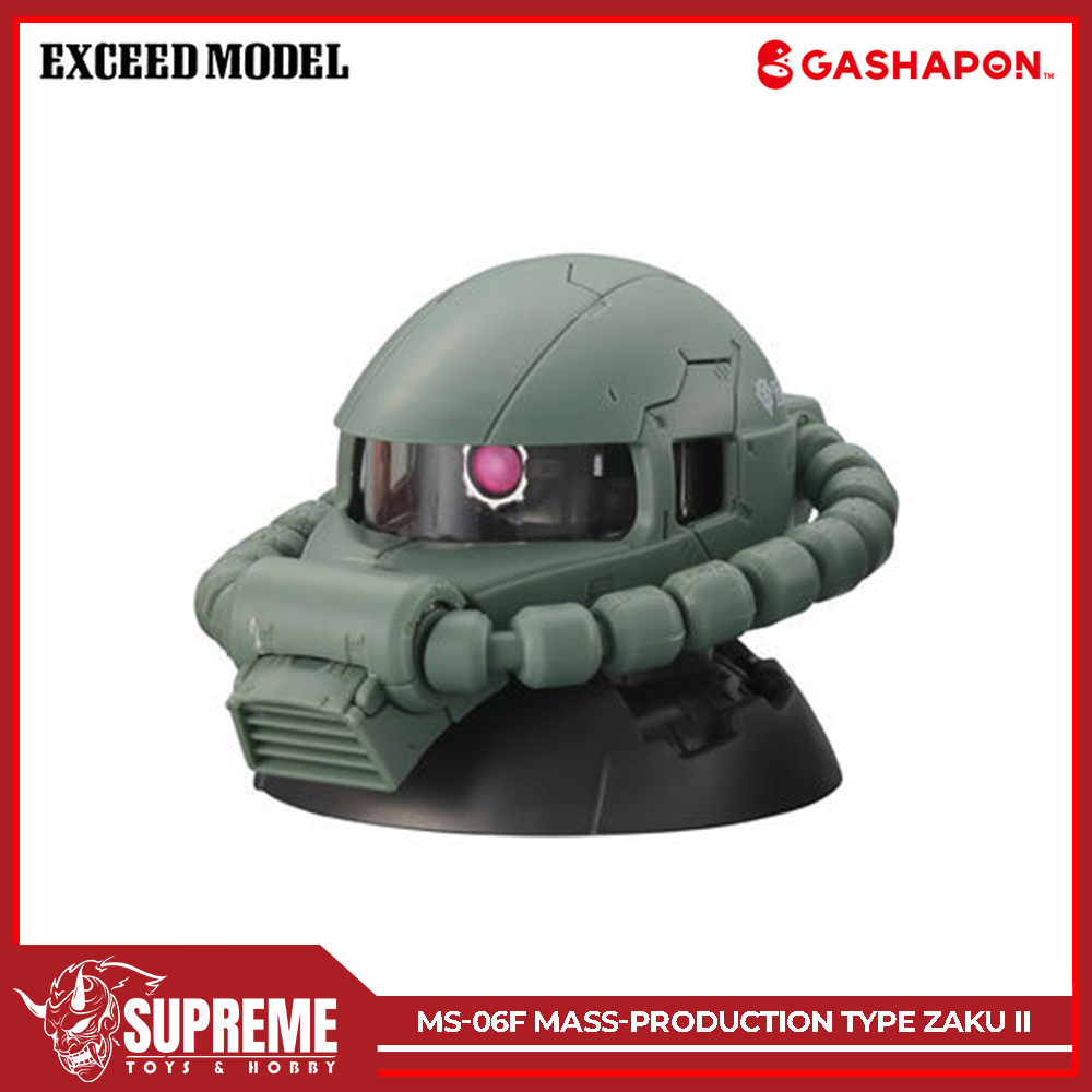 EXCEED Gundam Model Zaku Head 1 - MS-06F Mass-Production Type Zaku II