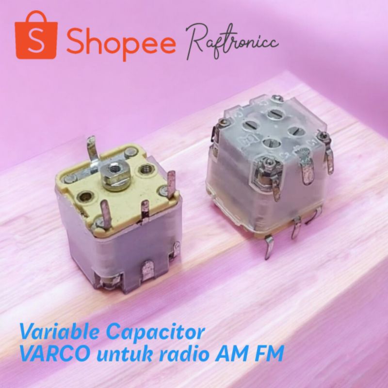 Variable capacitor /VARCO untuk radio AM FM.
